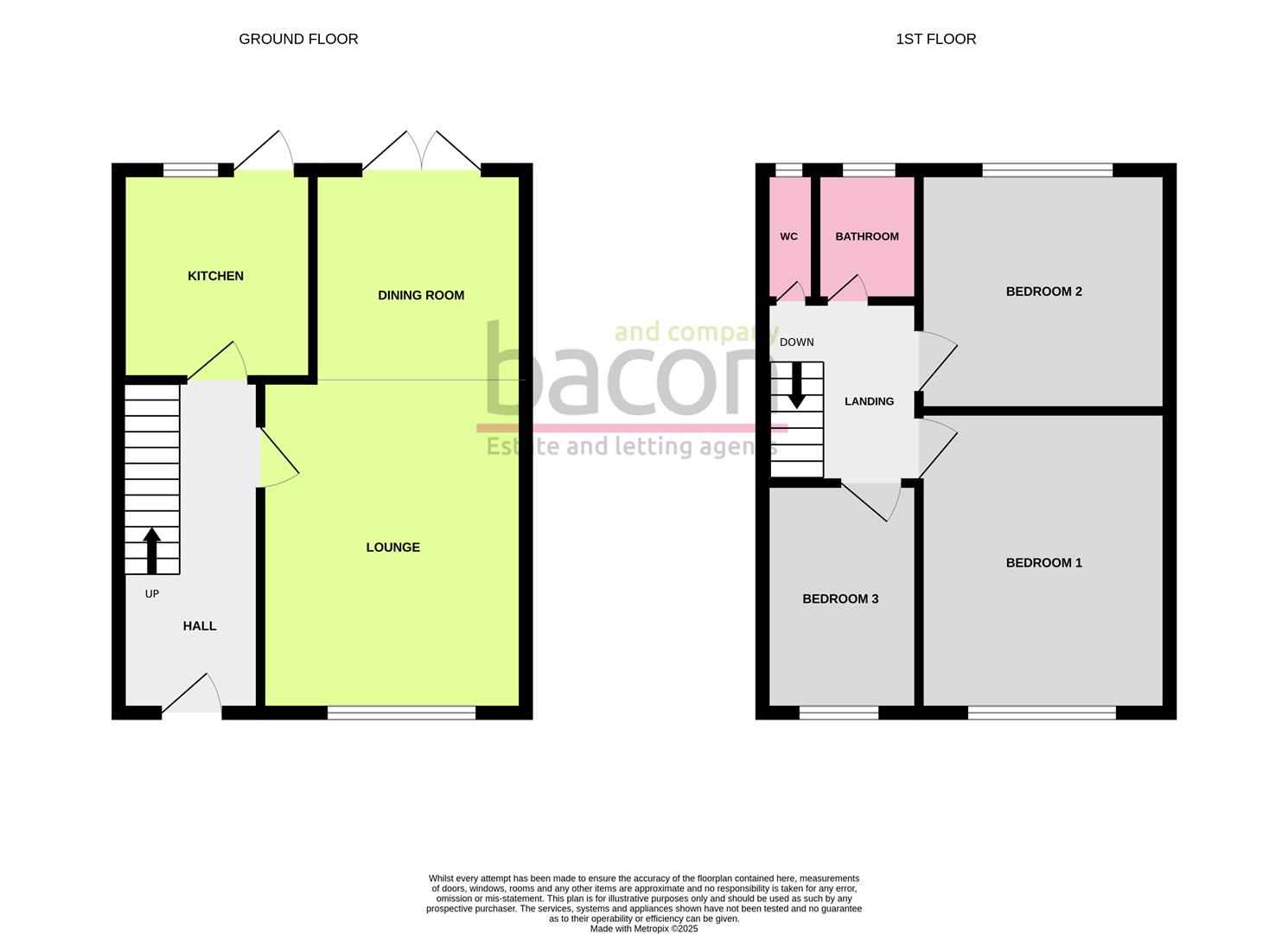 Floor Plan | House - End Terrace | Pentland Road, Worthing | Sold - Subject to Contract